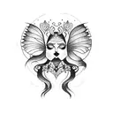 fairy tattoo design idea