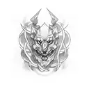 bar tattoo design idea