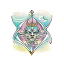 virgo sagittarius leo designs tattoo design idea