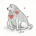 Loyalty over love tattoo design idea