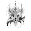 Aurora borealis tattoo design idea