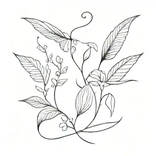 Hello, I would like a tattoo idea for the upper back area on the spine, it should be kept simple and tattoo design idea