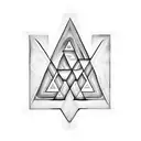 Valknut Symbol tattoo design idea