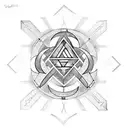 Valknut Symbol tattoo design idea