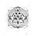 Valknut Symbol tattoo design idea