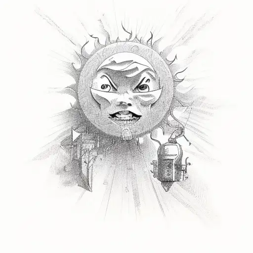 don't let the sun go down on me tattoo design idea