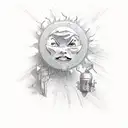 don't let the sun go down on me tattoo design idea