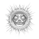 don't let the sun go down on me tattoo design idea