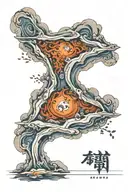 Korean tattoo design idea