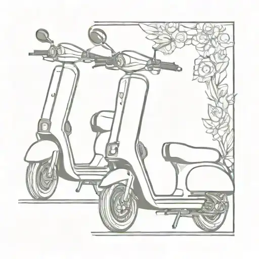 kickscooter scooter gang tattoo design tattoo design idea