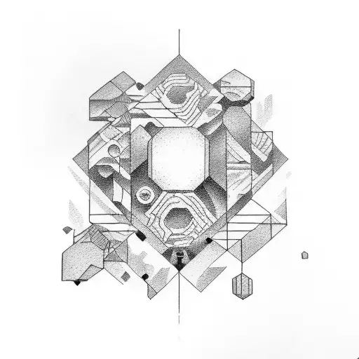 geology tattoo design idea