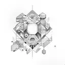 geology tattoo design idea