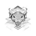 geology tattoo design idea