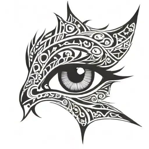 eyes leon tattoo design idea