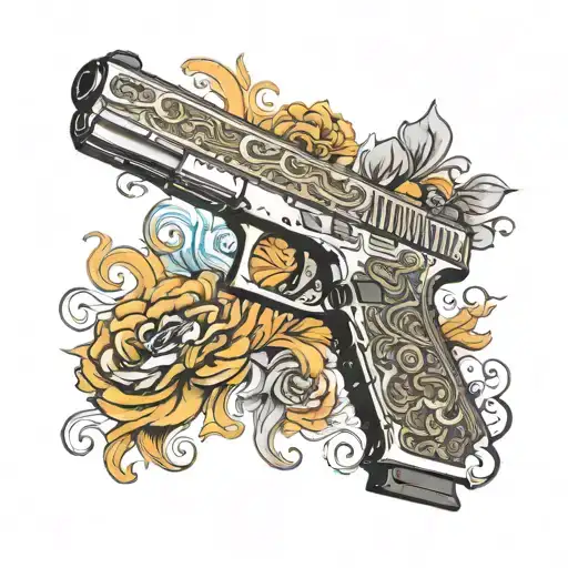 glock 17 2023 tattoo design idea