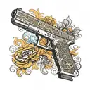 glock 17 2023 tattoo design idea