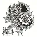 write Samb Sadashiv tattoo design idea