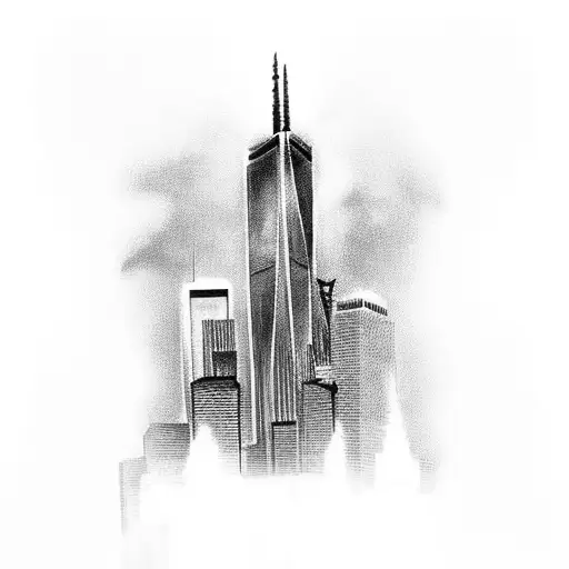 I want a tattoo that honors the victims of the Twin Towers I'm looking for a tattoo that captures the essence of the Twi tattoo design idea