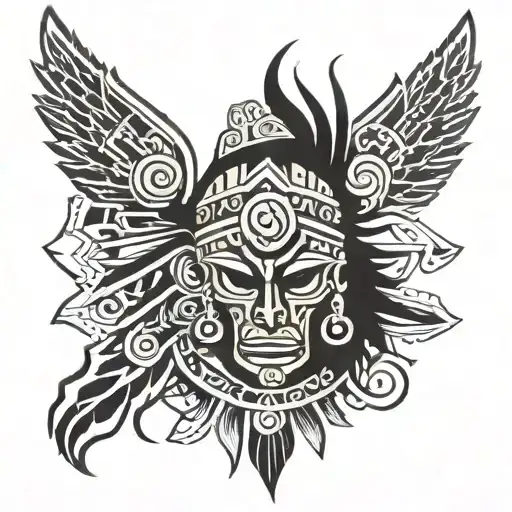 Aztec Tribal tattoo tattoo design idea