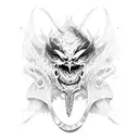 demon slayer tattoo design idea