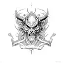 demon slayer tattoo design idea