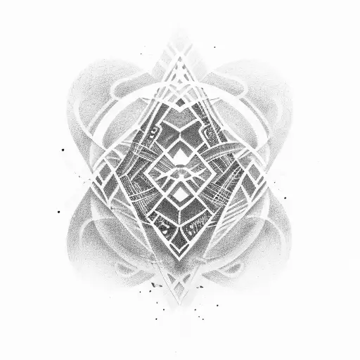 An abstract design representing the connection between teaching and sports tattoo design idea