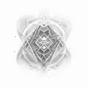 An abstract design representing the connection between teaching and sports tattoo design idea