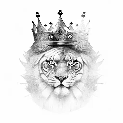 KING Never Be Lone tattoo design idea