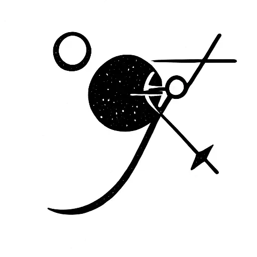 Vector Illustration Of Sign Zodiak Sagittarius Stock Illustration -  Download Image Now - Abstract, Adult, Arrow Symbol - iStock