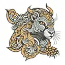marmot tattoo design idea