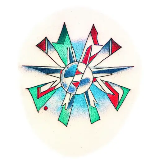 3 crosses on a mountain tattoo design idea