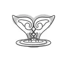 a dragonfly on a plate tattoo design idea