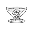 a dragonfly on a plate tattoo design idea