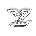 a dragonfly on a plate tattoo design idea