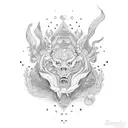 suminagashi tattoo design idea