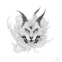 suminagashi tattoo design idea