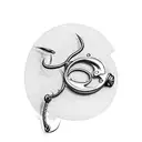 fishing hook tattoo design idea