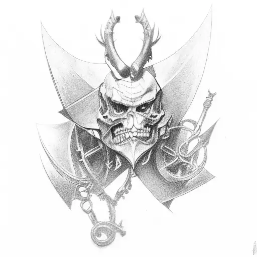 Guillotine  tattoo design idea