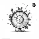 time dilation include formula  tattoo design idea