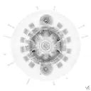 non-concentric non-continuous black circle that gives the feeling of being overwhelmed and make it simple tattoo design idea