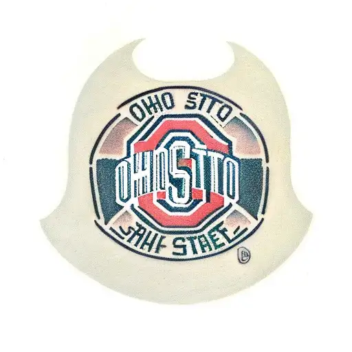 Ohio state logo and helmet tattoo design idea