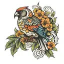 Number 23, Grayson, Rowan, Wren  tattoo design idea