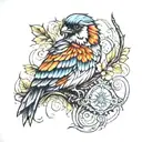 Number 23, Grayson, Rowan, Wren  tattoo design idea