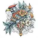 Number 23, Grayson, Rowan, Wren  tattoo design idea