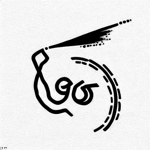 ancient greek inspired minimalist tattoo that says godspeed tattoo design idea