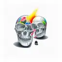 bums tattoo design idea