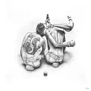 bums tattoo design idea