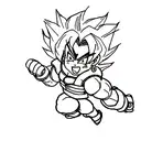  Broly super  tattoo design idea
