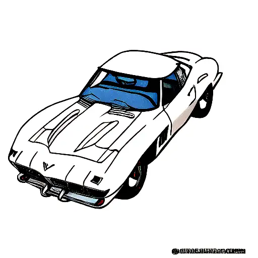 1967 chevrolet corvette stingray tattoo design idea