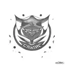 corvette car tattoo design idea